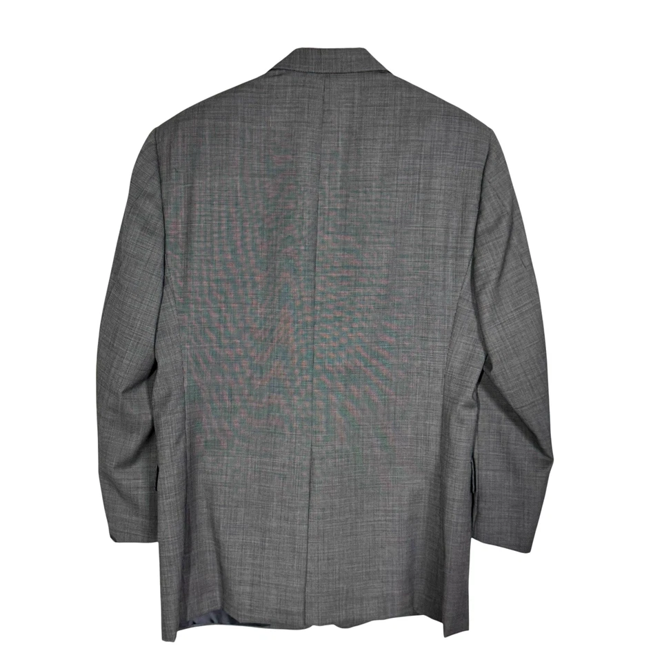 Blazer de lana Hickey Freeman para hombre Madison 40S gris dos botones chaqueta hecha en EE. UU. Foto 2 de 4