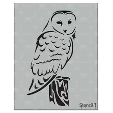 Barn Owl Stencil