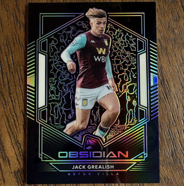 Panini Obsidian 2019-20 Jack Grealish #79 126/165 Aston Villa FC Soccer