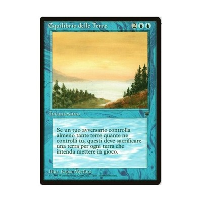 WotC MtG Legends Italienisches Land Equilibrium (Italien) (R) EX Seltene Karte