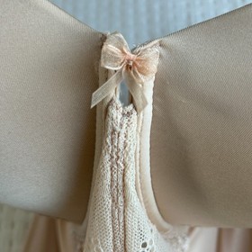 36DD NEW Cassandra Intimates Caress Too Strapless Corset Bustier Beige