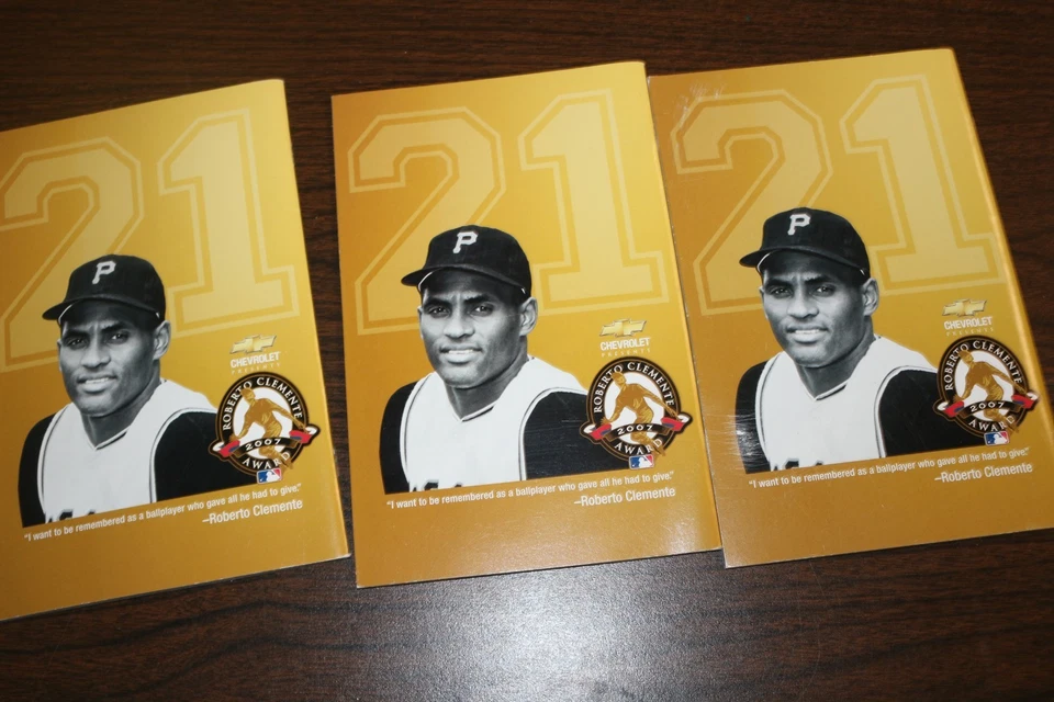 Colorado Rockies 2007 World Series Roberto Clemente 3 Award Programs - Image 2 of 2