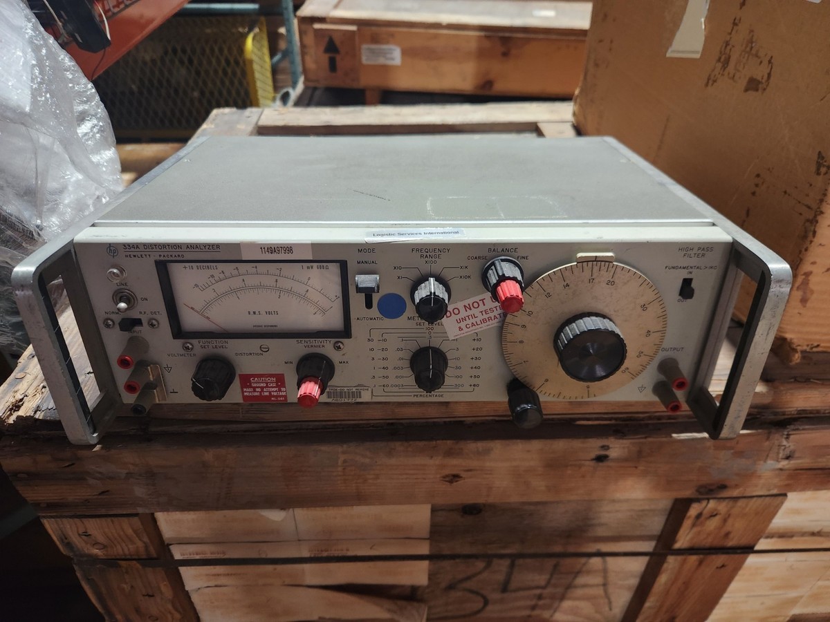 Hewlett Packard HP Agilent Keysight 334A Distortion Analyzer for