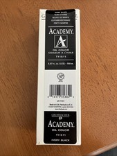 Grumbacher Academy Oil Color Ivory Black 5.07 oz. 150 mL