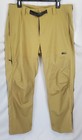REI Co-Op Men's Hiking Pants with Built in Belt  Tan Size 36 x 30