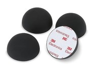 Dynavox ED50 Silikon DäMpfer 4Er-Set Universal Absorber FüR Hifi GeräTe Schwarz