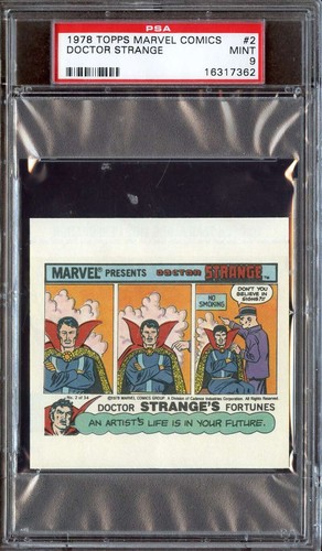 1978 TOPPS MARVEL COMICS #2 DOCTOR STRANGE PSA 9 *DS13478