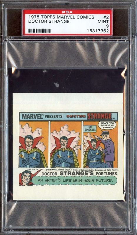 1978 TOPPS MARVEL COMICS #2 DOCTOR STRANGE PSA 9 *DS13478