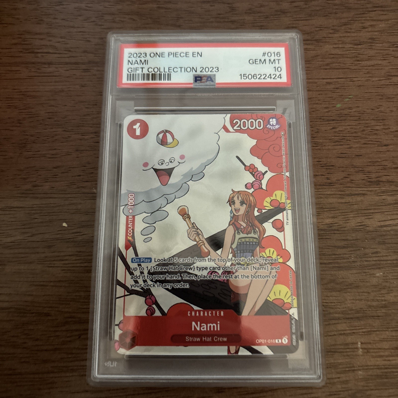 Nami (Gift Collection 2023) OP01-016 One Piece Promotion Cards Foil Psa 10!
