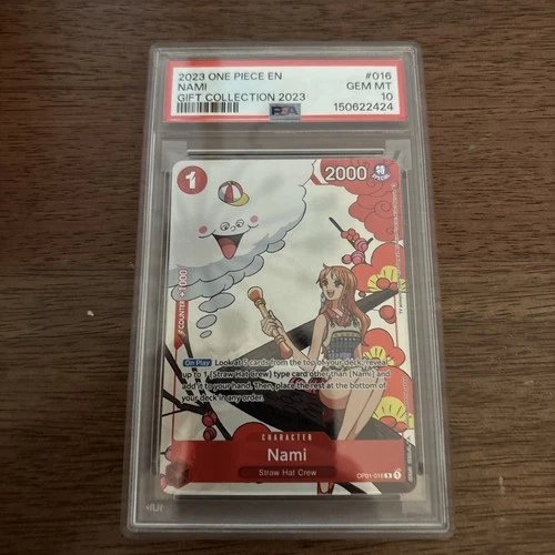 Nami (Gift Collection 2023) OP01-016 One Piece Promotion Cards Foil Psa 10!