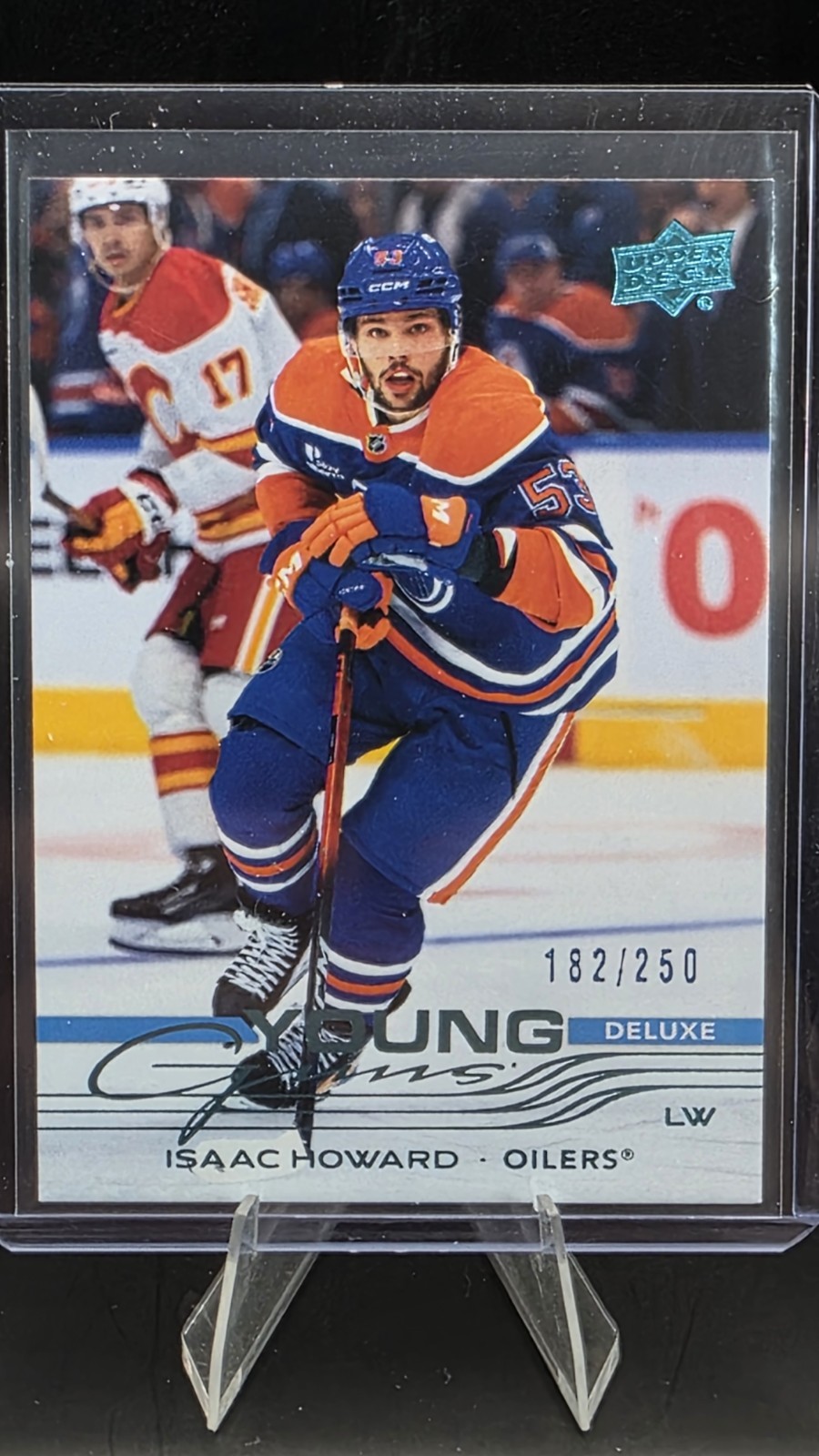 2025-26 Upper Deck Isaac Howard Young Guns #469 Deluxe /250 RC