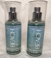 Travel Size Set Bath And Body Works At The Beach Mist, Set Of 2