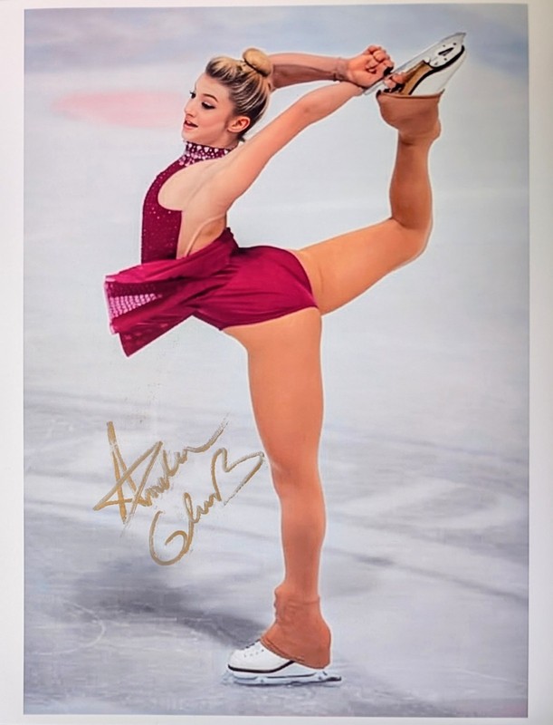 AMBER GLENN (Winter Olympics, Ice Skating) Signed/Autographed 8x10 Photograph