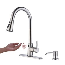 Touchless Kitchen Faucet with Pull Down Sprayer, Motion Sensor Kitchen Faucet...