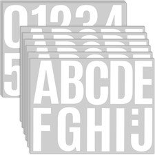 24 Sheets Letter Stickers Bulletin Board Letters Large 4 Inch Vinyl Alphabet Sti