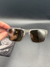 Oakley Holbrook Woodgrain/Tungsten Iridium Polarized Lenses OO9102-A3