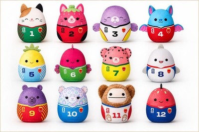 Squishmallows FIFA   Komplettsatz mit 12 Figuren OVP und Neu
