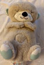 Fisher Price Baby Soothe N Snuggle Plush v Toy Otter Portable Sound Machine 10"