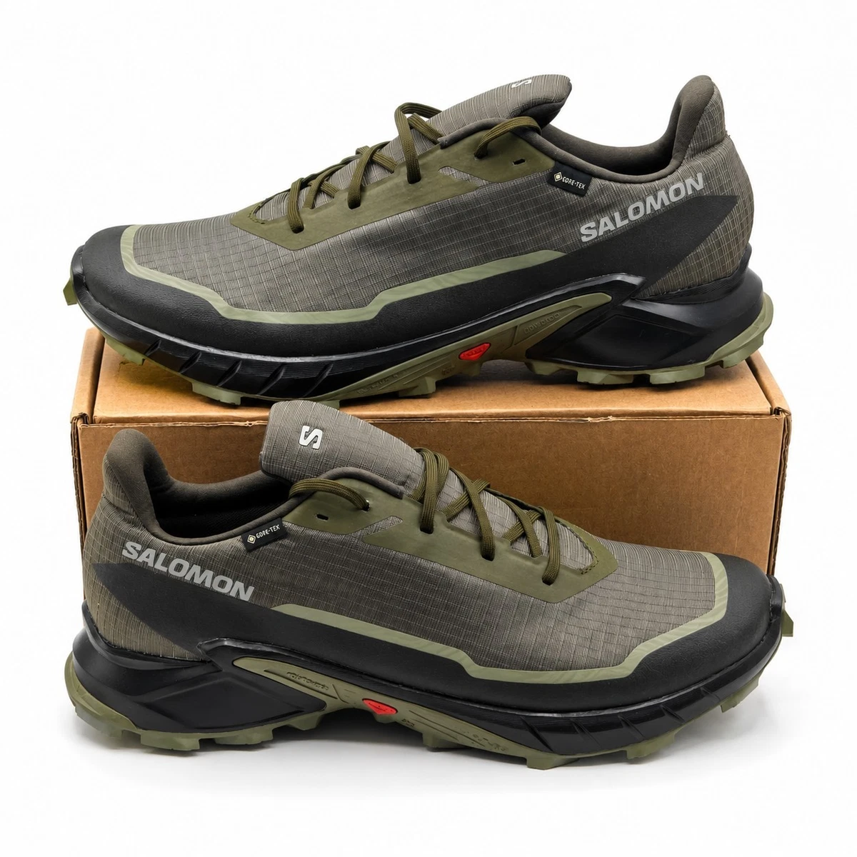 Salomon Alphacross 5 GORE-TEX Olive Night Black for sale | eBay