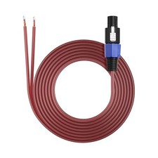 SinLoon Speakon Câble audio 16 AWG Speakon Câble audio Hi-Fi avec connecteur ...