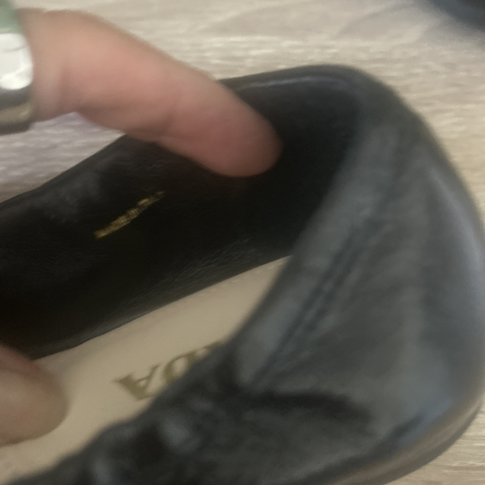 AUTHENTIC PRADA CAP TOE LOGO BALLET BALLERINA FLA… - image 10