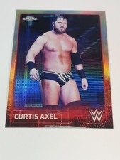 Curtis Axel 2015 Topps Chrome Refractor Card #17 WWF WWE Parallel SP Insert