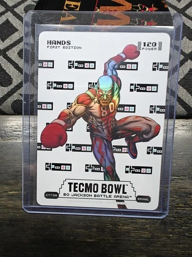 Bo Jackson Battle Arena Tecmo Bowl Sore Thumbs Battlefoil Hands ST739 Brawl