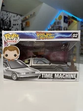 Funko Pop! Rides: Time Machine #2 w/ Marty McFly VAULTED (Back to the Future)