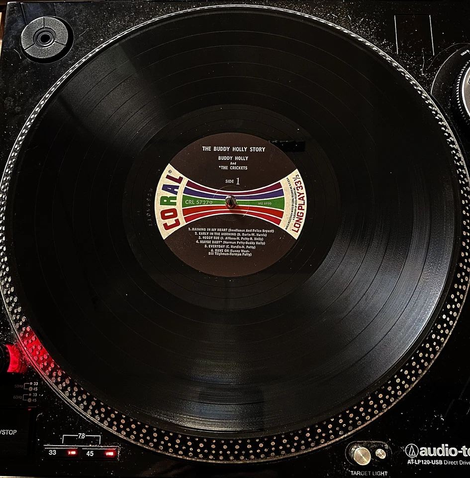 The BUDDY HOLLY Story CORAL CRL 57279 Rare ROCKABILLY Classic CLEAN The Crickets - Image 4 of 4