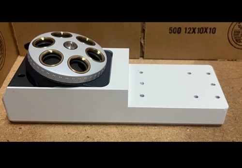 Zeiss 6-Position Microscope Objective Turret Bridge Assembly