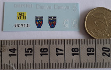decals for pumpers department 31 gard on berliet camiva