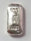 10g SKULL & CROSSBONES 999 FINE SILVER BAR