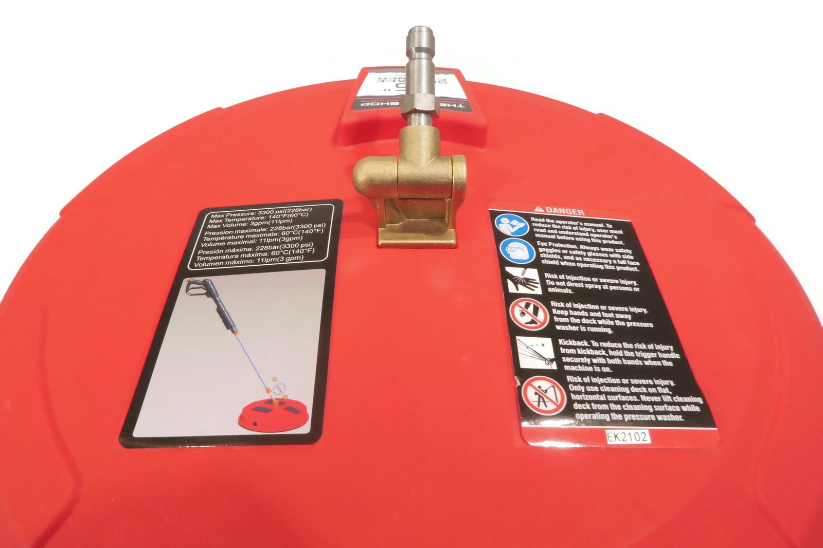 15" Power Pressure Washer Surface Cleaner Attachment for Generac 6132, 0L2416