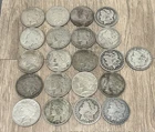 Morgan/Peace Silver Dollar Roll lot of 21 90%
