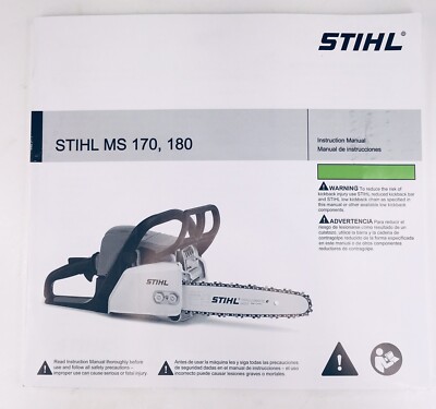 Stihl Ms170 Ms180 Instruction Owner S Manual Ebay