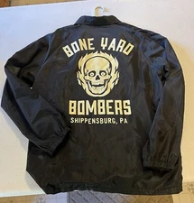 Bone Yard Bombers Jacket Adult Large Beistle by Creepy Company Shippensburg 