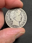 US Barber Half 1915 vg - key date