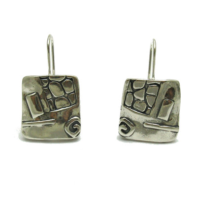 Extravagant Sterling Silver Earrings Genuine Solid Hallmarked 925 Handmade 