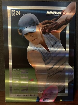 DGPT 2024 Jennifer Allen RAINBOW Disc Golf Trading Card Serial # 07/10 FPO14