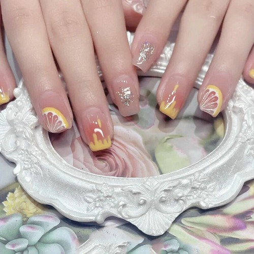 Fruit Nail Stickers Art 3D Decorations INS Manicure Tools Sweet Cute Summer - Picture 11 of 24