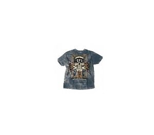 West Coast Choppers T Shirt in grau Modell Battle