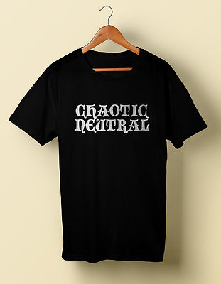 Chaotic Neutral shirt t dungeons and dragons d&d S M L XL 2X 3X 4X 5X 