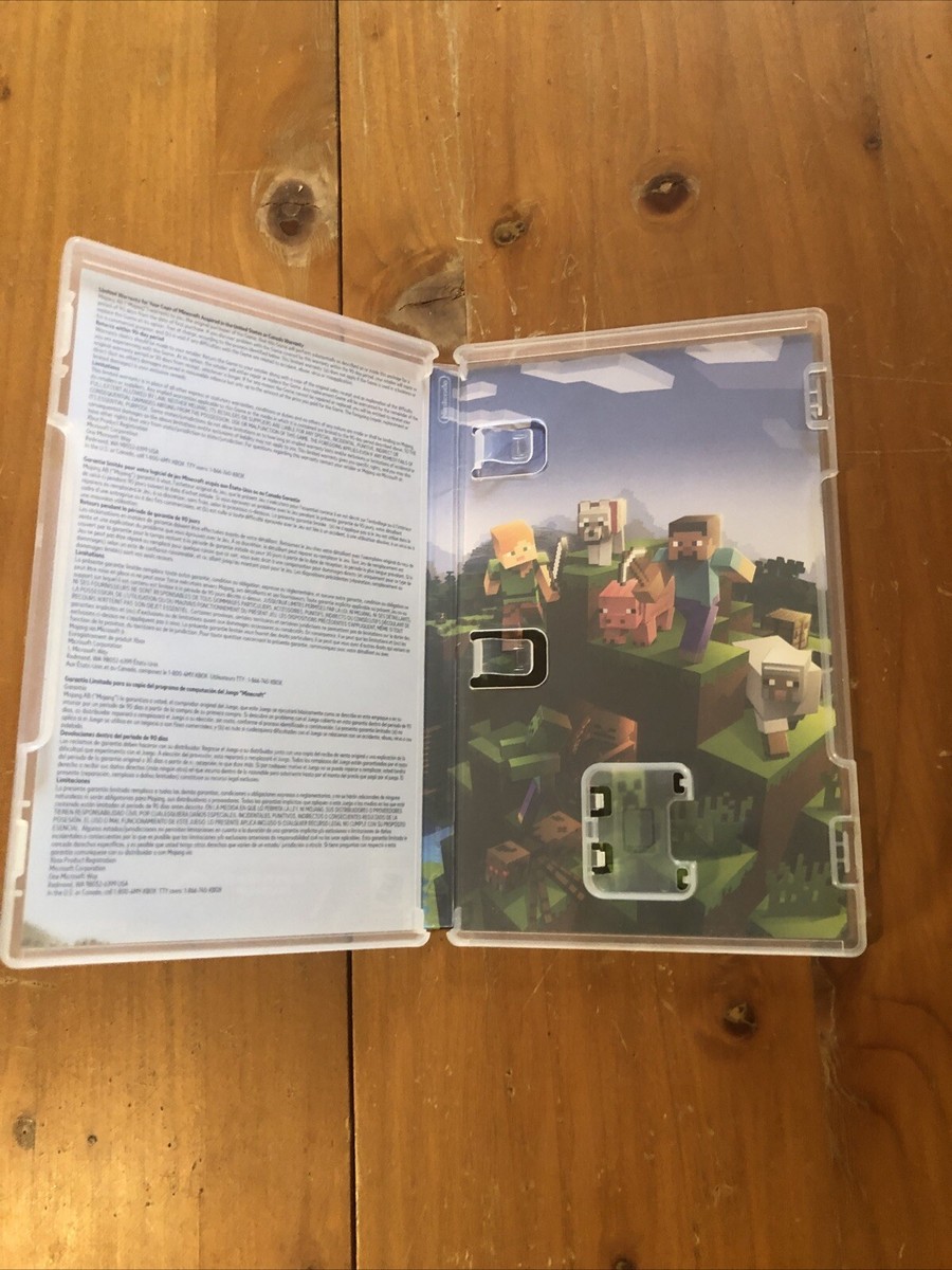 Minecraft (Nintendo Switch, 2018) OEM Case & Artwork Only