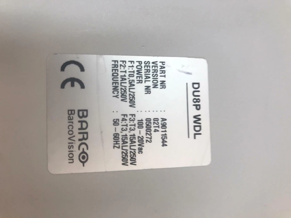 Barco A9011544 Barco Du8p 100-240v Data Collection Terminal Operator Panel AA - Image 4 of 4
