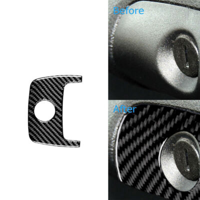 For Jeep Wrangler JK 2011-17 Carbon Fiber Armrest Compartment Handle Cover Trim