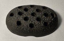 antique Ceramic Japanese Flower Frog 15 Hole Ikebana