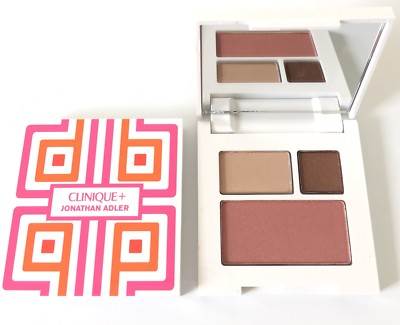 2X Clinique Jonathan Adler All About Eye Shadow Duo 01 Like Mink /07 Sunset Glow