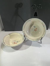 Vintage International China Marmalade Geese two 7 Inch  Bowls