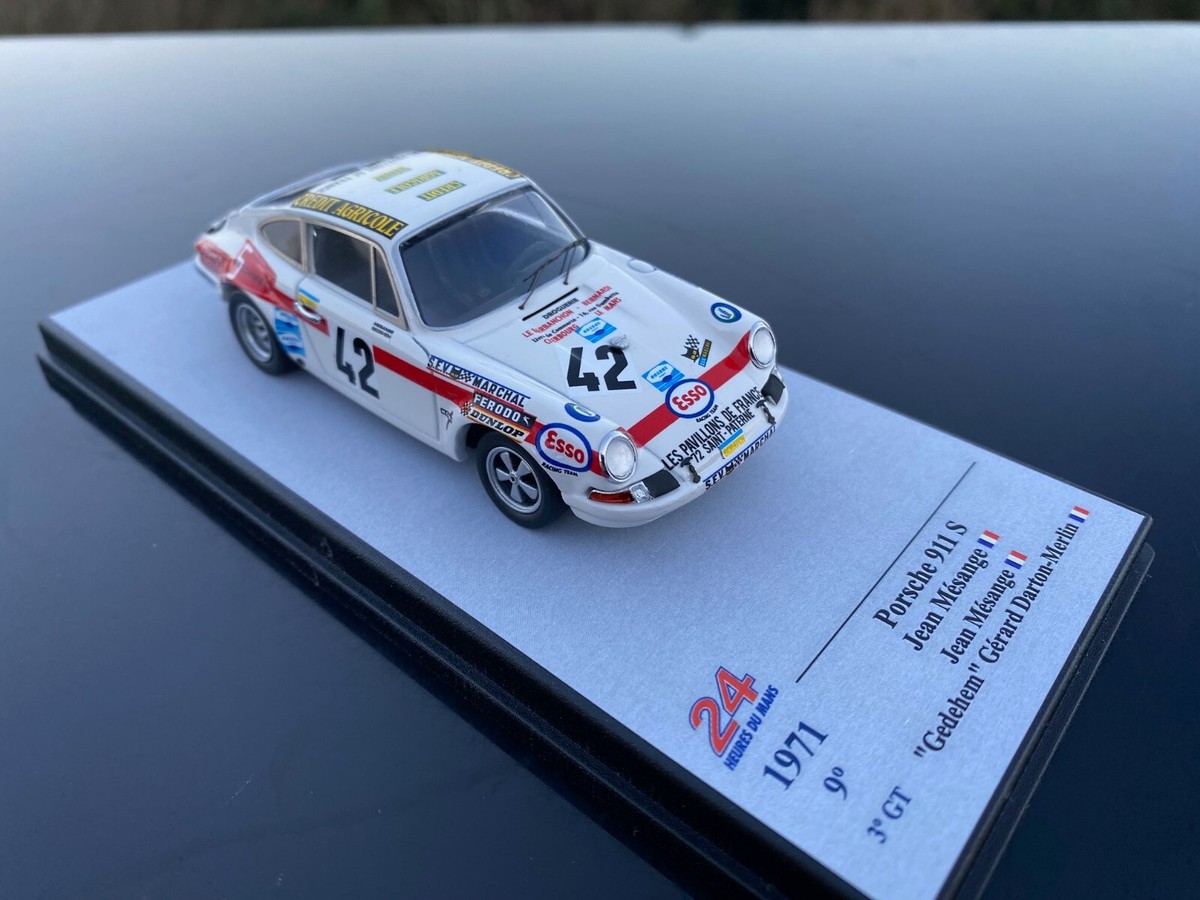 Porsche 911 N°40 Le Mans 1971 - Égreteaud/Jacquemin - Trofeu/Spark 1/43 Résine