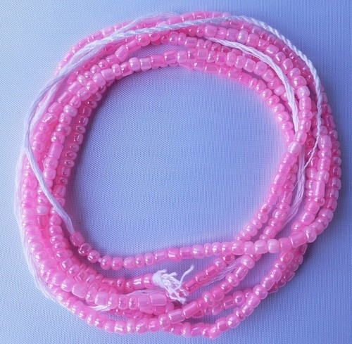 28"-50" Tie On African Waist Beads Belly Chain Jewelry Waist Controller - Picture 5 of 6